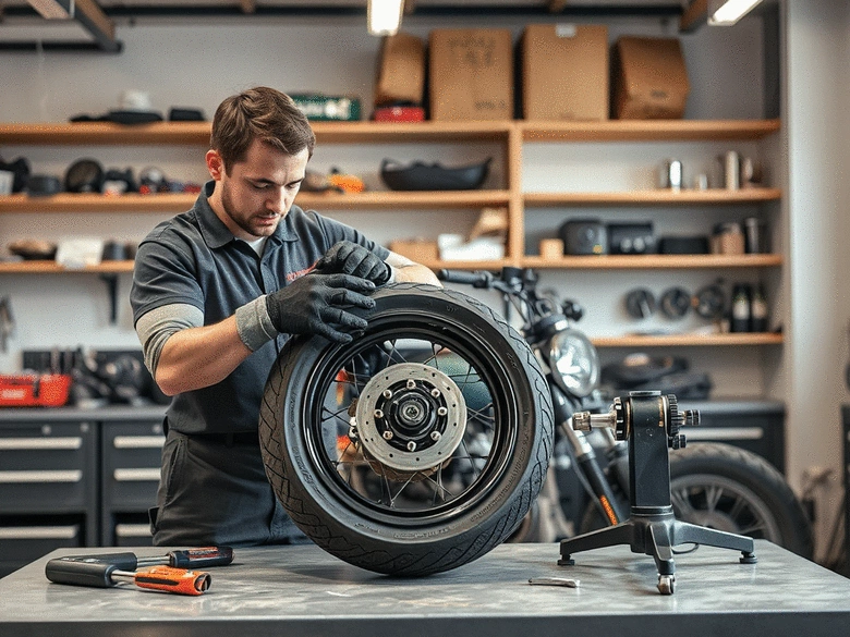Le montage de pneus moto à Montpellier : ce qu’il faut savoir