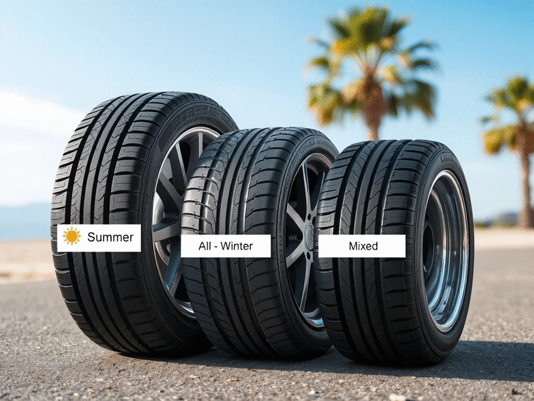Différences entre pneus été, hiver et toutes saisons : quel choix faire à Montpellier ?