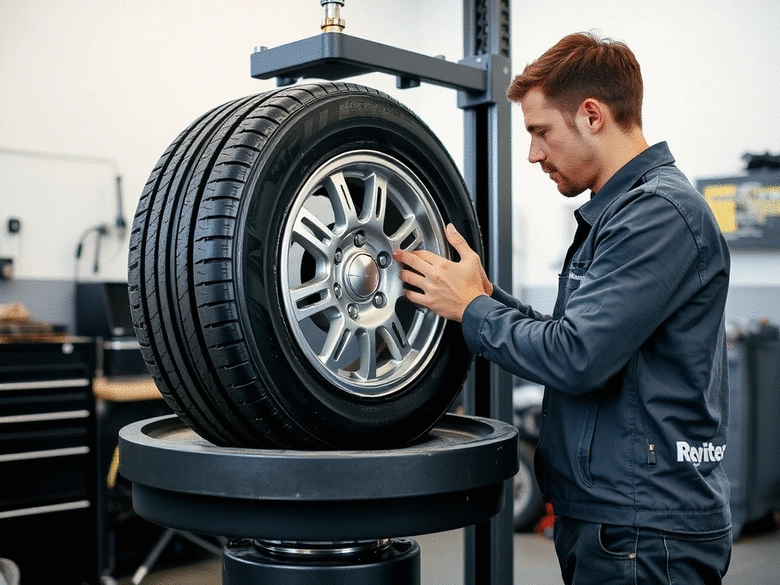 Comment se déroule l'équilibrage des pneus lors du montage à Montpellier ?