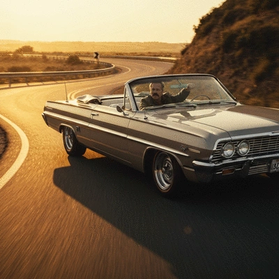 Mechanic performing tire balancing on a wheel in a garage setting